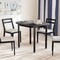 Wooden 43” Dining Table with Rubber Wood Legs, Seats 2-4 People